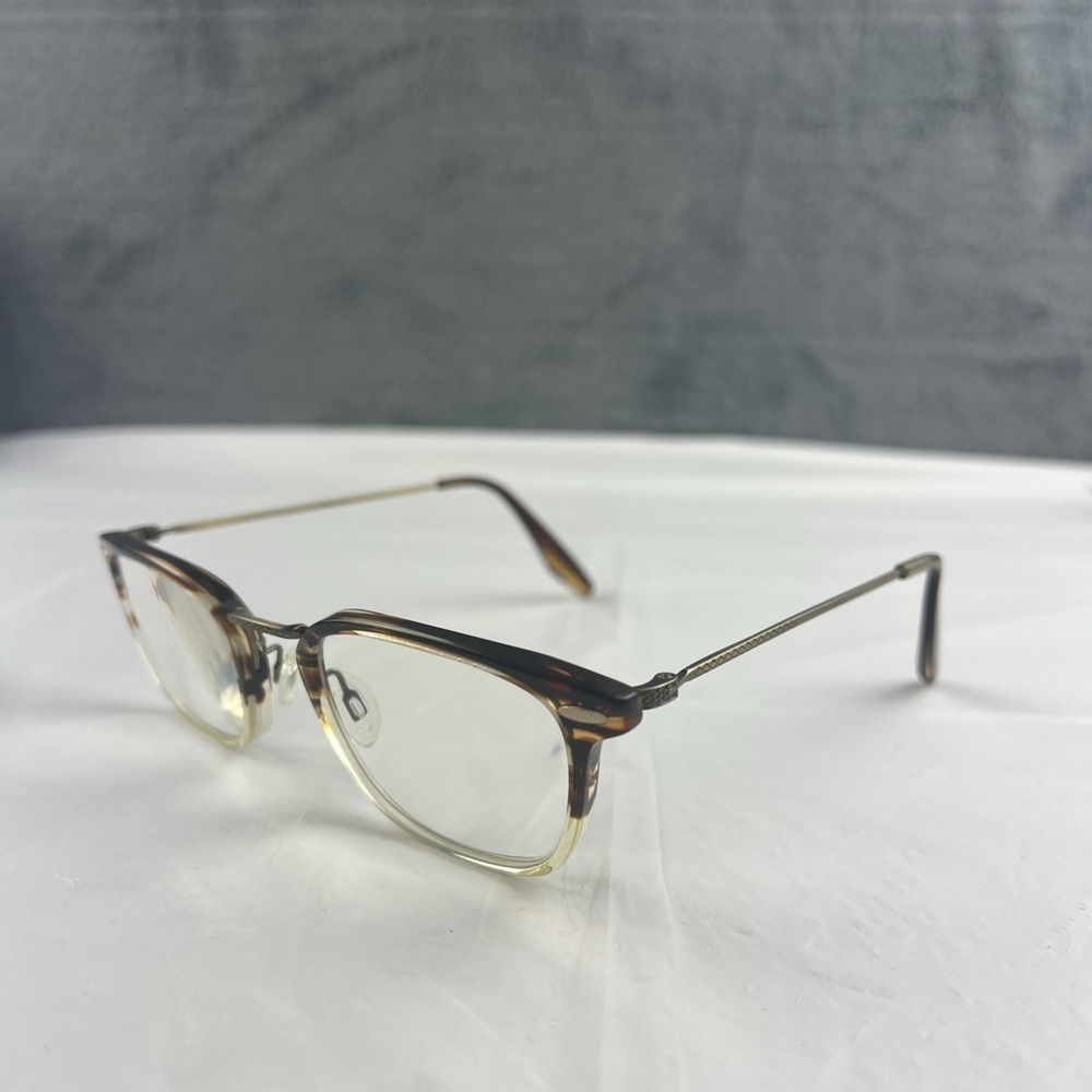 Authentic Barton Perreira ANG Cleaver Clear Havana 49-23-145 Frames Only